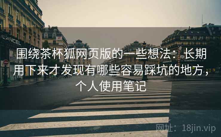 围绕茶杯狐网页版的一些想法：长期用下来才发现有哪些容易踩坑的地方，个人使用笔记  第2张