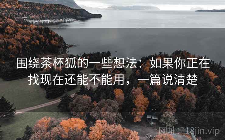围绕茶杯狐的一些想法：如果你正在找现在还能不能用，一篇说清楚