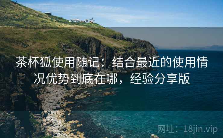 茶杯狐使用随记:结合最近的使用情况优势到底在哪,经验分享版
