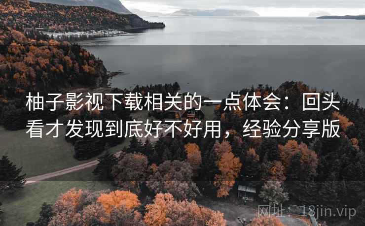 柚子影视下载相关的一点体会:回头看才发现到底好不好用,经验分享版